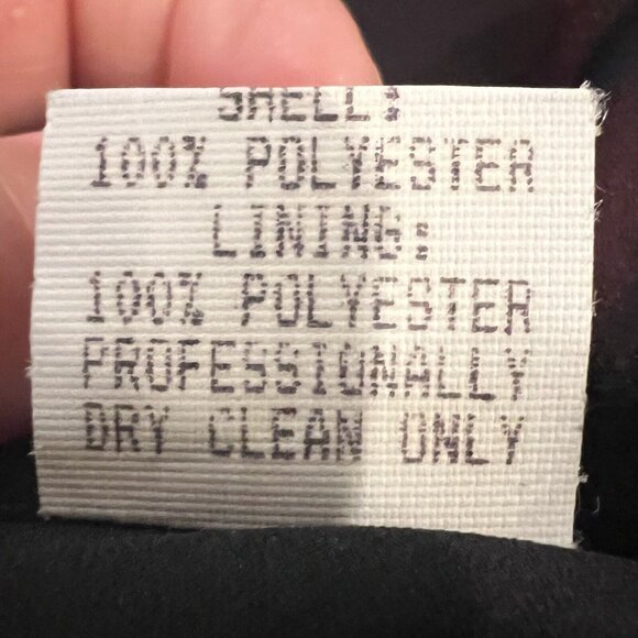 Mica Women's VTG Dress Size 10 Black White Polka Dot Red Rose Sleeveless 90's - Picture 13 of 14